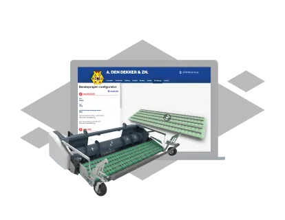 **3D configurator** voor bandopraper