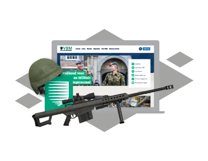 Informatieve **website** voor militaire vakbond